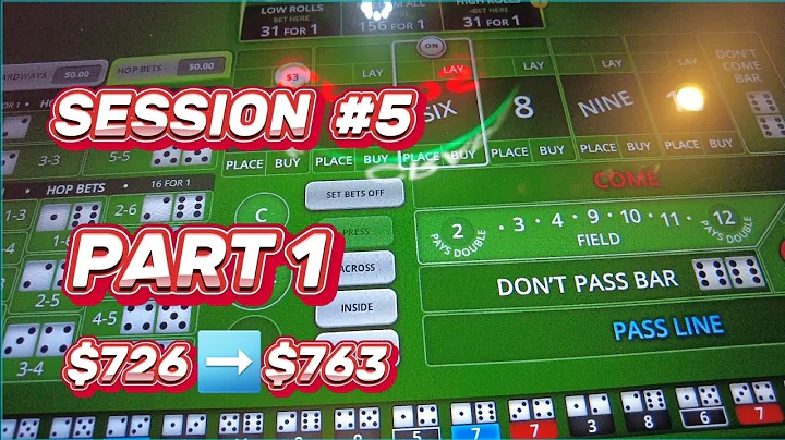 Session 5 Part 1 | Bubble Craps Lay Bet Strategy – Back-to-Back 7s Again! 🔥🎲