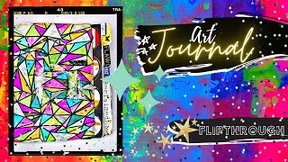 ART JOURNAL FLIP THROUGH: Upcycled Mixed Media Planner @redhedtm