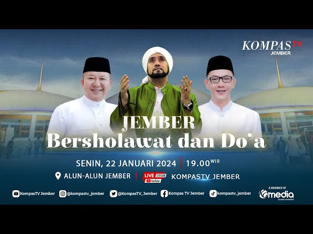 LIVE - Jember Bersholawat dan Berdo'a Bersama Habib Syech Assegaf class=