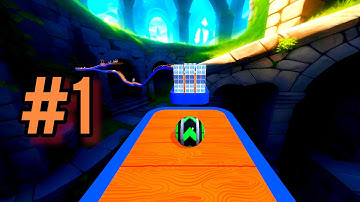 Sky Rolling Ball 3D Gameplay SpeedRun Level 29 to 30