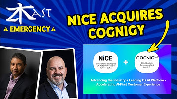2025 ZKast #120 - EMERGENCY ZKast with Bob Laliberte to discuss the acquisition of Cognigy by NiCE