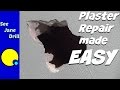 How to Repair a Hole in Plaster with Drywall