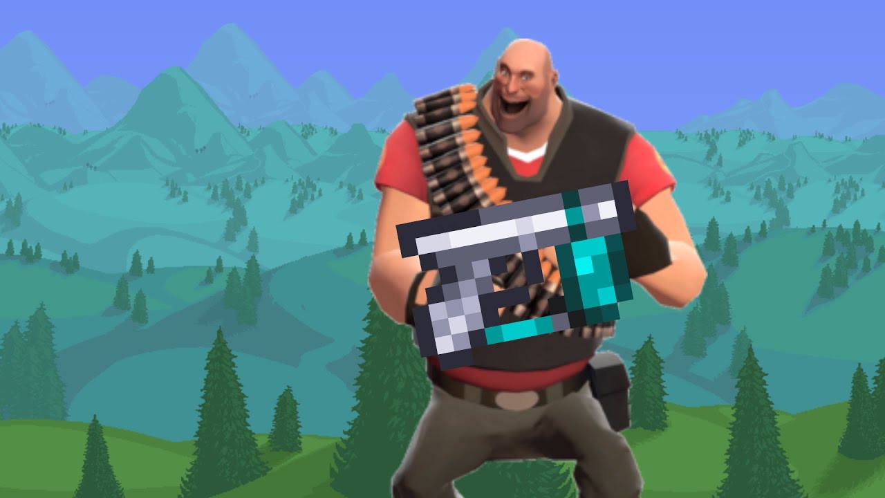 Terraria Paintball Gun be like YouTube