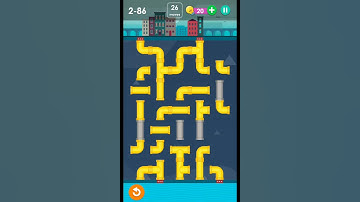 Smart puzzles pipes normal level 86 #how to solve pipes level 2-86