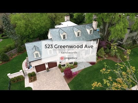 523 Greenwood Avenue, Kenilworth, IL home video tour