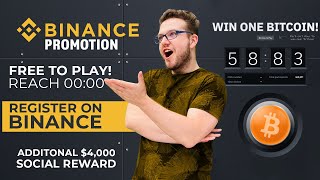 Free to Play and Win 1 BTC with Binance! NEW!