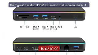 The Type-C desktop USB-C expansion multi-screen multi-interfa... — Amazing Value 2026 | Must Have!