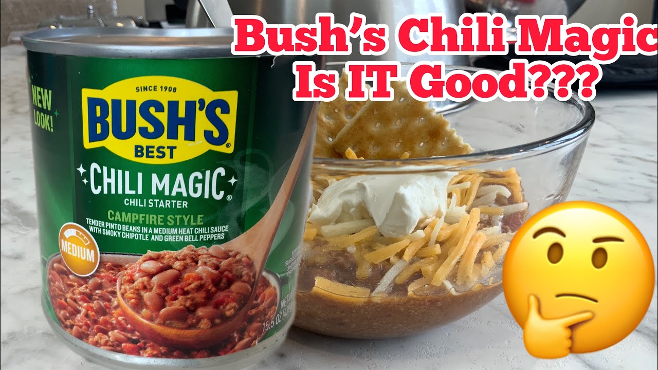 Taste Test Bush’s Best Chili Magic, is it any good? chili food cooking prepping easychili