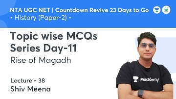 Topic Wise MCQs Series Day-11 Rise of Magadh | History | NTA UGC NET JRF 2021 | by Shiv Meena
