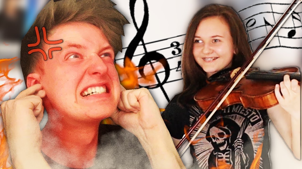 Učím MOJU SÉGRU hrať na HUSLE