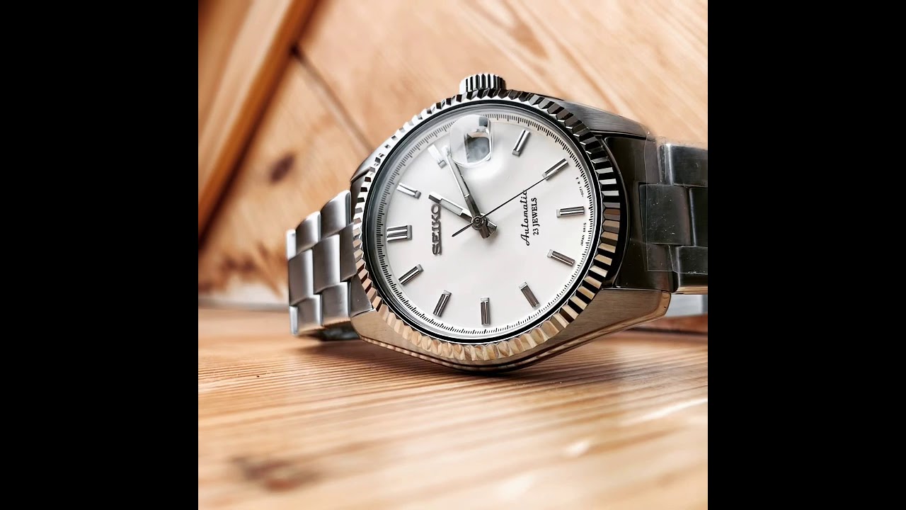 Seiko SARB035 Dayjust Mod by Toms-Timepieces - YouTube