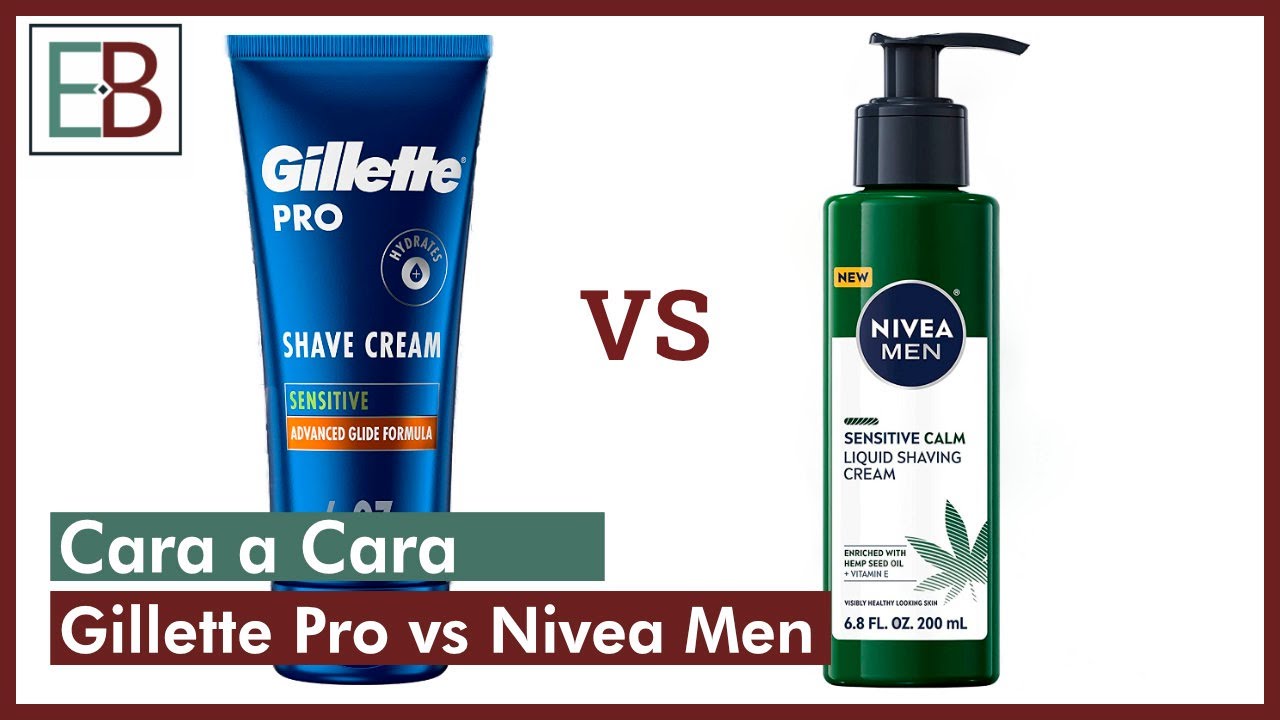 Cara a Cara Gillette Pro vs Nivea Men Sensitive YouTube