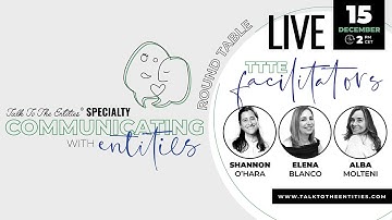 Round Table Communicating with Entities Live Talk with Shannon O