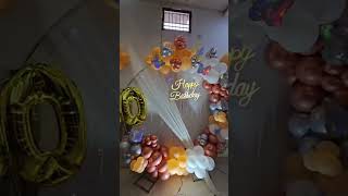 Luxury 30th Birthday Decoration Setup at Home 🎉 Elegant Rose Gold Birthday Decoration Ideas ✨