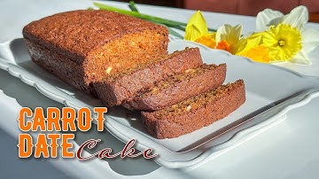 Carrot Date Cake Recipe | Rich, Flavorful & Perfect for Any Occasion 🥕✨