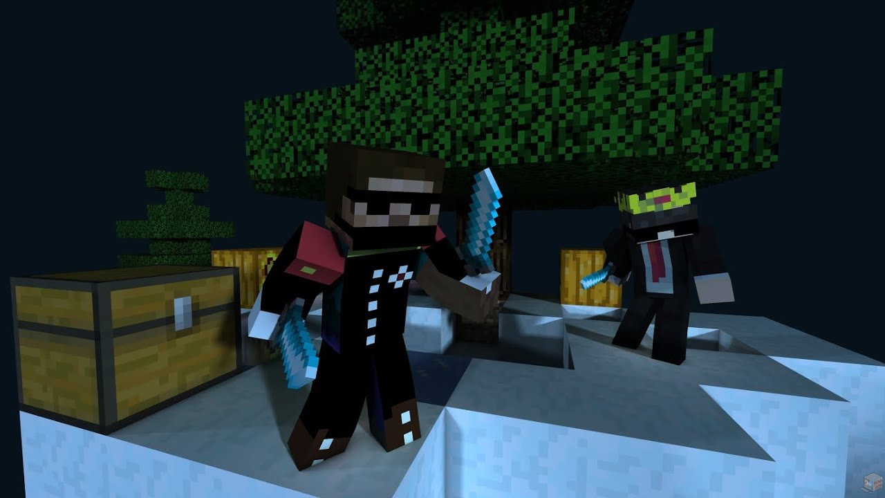 I do PvP in cube craft server minecraft - YouTube