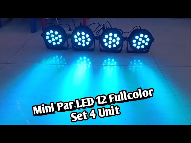 Mini Par LED 12 Fullcolor Set 4 Unit