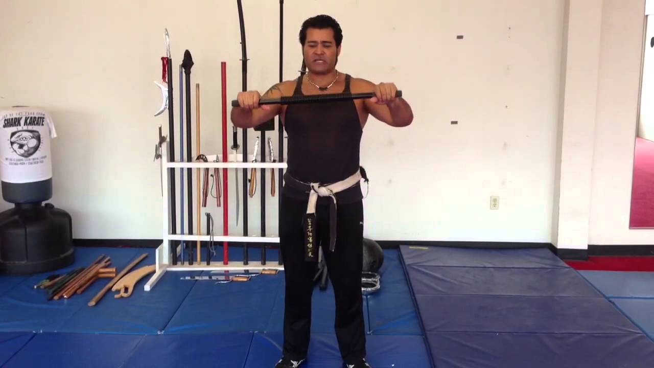 Shark karate home made workout equipment. YouTube
