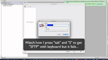PHPStorm cannot add deployment server