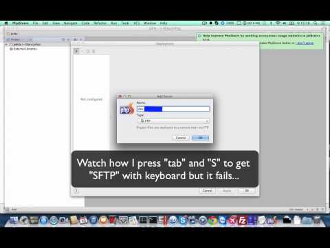PHPStorm cannot add deployment server