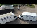 These are our shiny and well kept vans.  Ready for whatever move we throw (carefully load) at them!