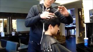 SHORT GRADUATED PIXIE CUT BY CHRISTOPHER STEWART HAIRDRESSING full haircut  tutorial