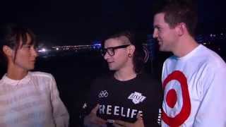 tomorrowworld 2014 interview with skrillex and dillon francis