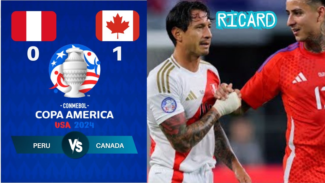 Copa America 2024 resumen Peru vs Canada 0 - 1