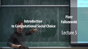 Lecture 5 | Introduction to Computational Social Choice | Piotr Faliszewski | Лекториум