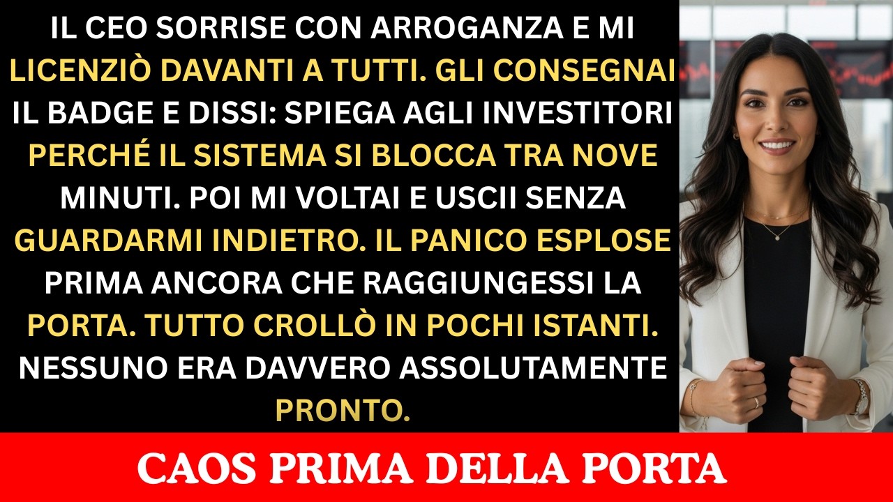 Mi Hanno Licenziato Davanti a Tutti. Li Ho Fatti Pagare nel Peggior Modo Possibile