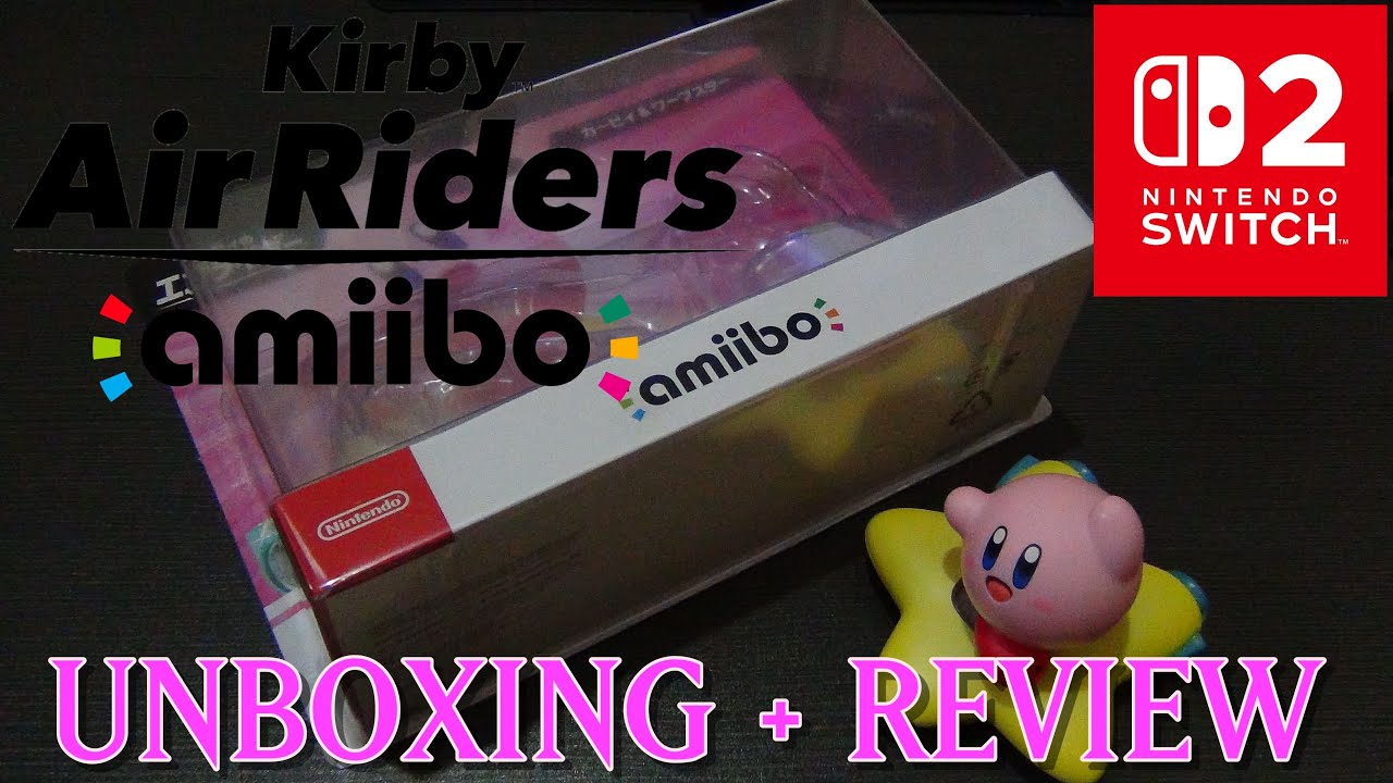 [Fe(r)eviews] Amiibo Kirby & Warp Star (Kirby Air Riders) - Unboxing & Review