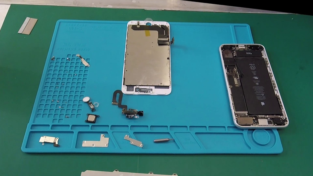 Замена стекла и поляризатора дисплея Iphone 7 Plus/ Iphone 8 Plus - YouTube