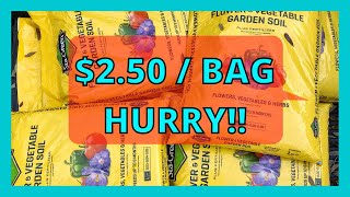 Don't Miss This Great SALE on Garden Soil at Lowes ENDS TODAY March 10, 2021