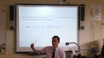 Parabolas (1 of 3: Plotting values & understanding the shape)