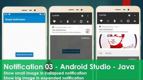 Android Notifications - 03 Image Expandable