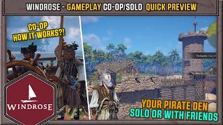 Szybki podgląd rozgrywki w trybie współpracy/solo w Windrose screenshot 3