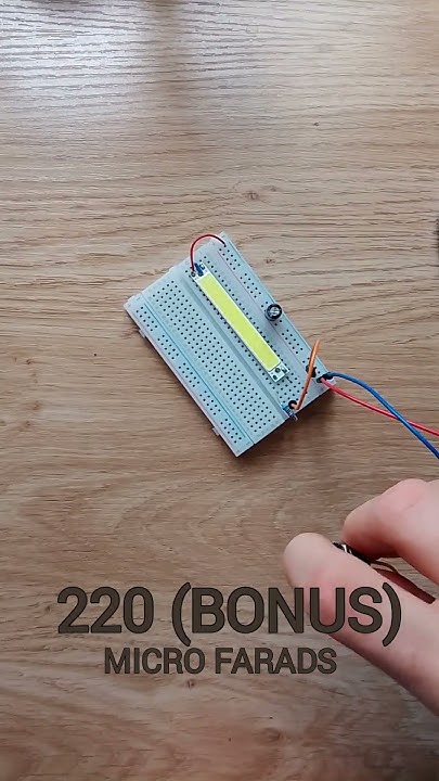 Using Massive capacitors: 2200μF! #capacitors #arduino #led - YouTube