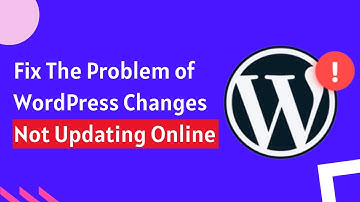 Fix The Problem of WordPress Changes Not Updating Online | WordPress Bug Fixing 2022