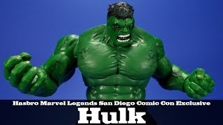 Marvel Legends Hulk Retro Carded San Diego Comic Con Exclusive Hasbro Vintage Action Figure Review