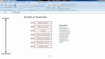 Screencast - Creating a drag & drop exercise in Excel; step 1 - introduction