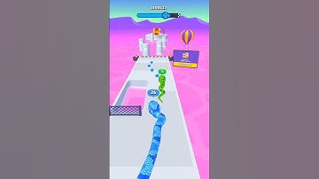 snake 🐍 Run Race Level -22 gameplay #3D #games #youtubeshorts #shorts 😱