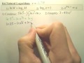8 6a Natural Logarithms  Algebra 2