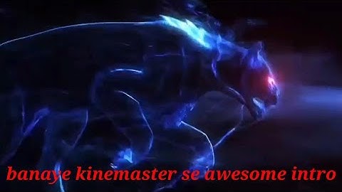 How to make second type of running panther intro full tutorial in 4 min only