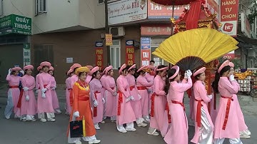 Toàn Cảnh Cung Thỉnh Đức Thánh Linh Lang Đại Vương Đền Đức Thượng về Đình Làng Yên Xá Xuân 2023