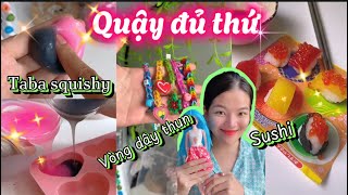 QUẬY làm Taba Sờ Quýt Si🩷làm SUSHI từ KẸO🍣Đào ĐÁ QUÝ và ỐC🐚làm MÁY LỌC NƯỚC💦