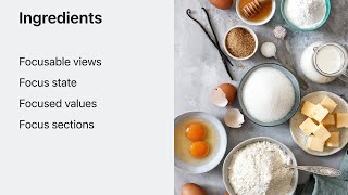 WWDC23: The SwiftUI cookbook for focus | Apple
