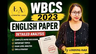 WBCS 2023 English Paper Discussion | Complete Solution &amp; Analysis | WBCS English Questions
