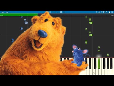 Bear In The Big Blue House Theme Song Piano Tutorial 