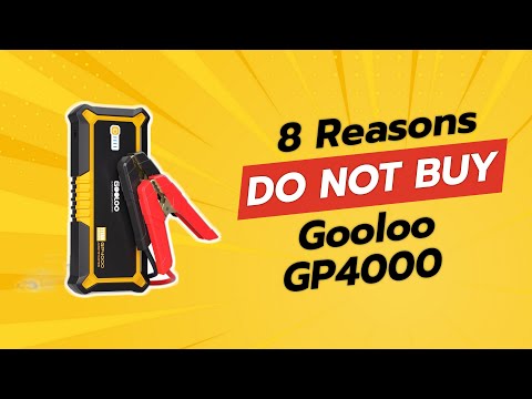 Gooloo Gp4000 Jump Starter 4000a Peak Portable Jump Starter Box