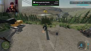 Grapple Yarder Working on our NEW Landing!